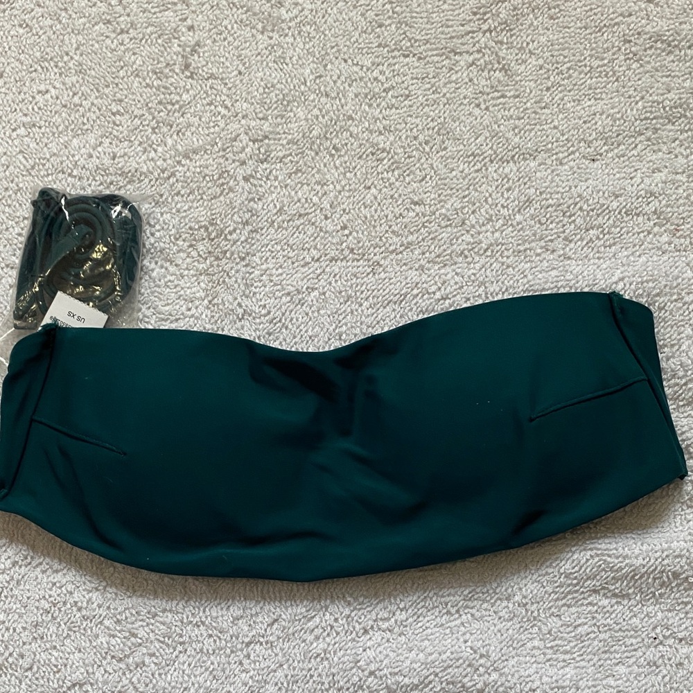 Strapless Bandeau Bikini Top - Deep Teal only